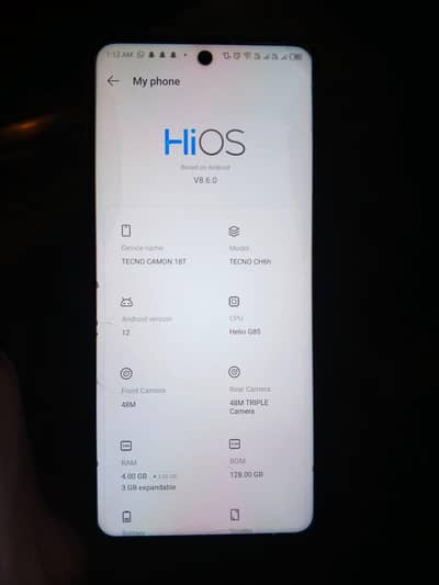 Tecno CAMON 18T