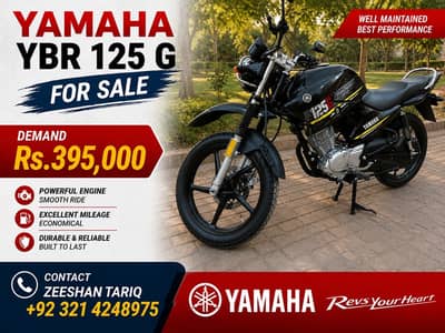 Yamaha Bike | Model YBR 125 G | Year 2021 | First Owner 2,924 KM Bike