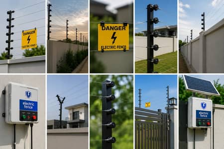 Electric fence / home security fence / wire fence / fence