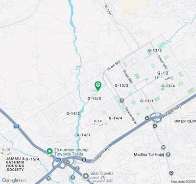 14 Marla Plot For Sale in G-14/3 Islamabad