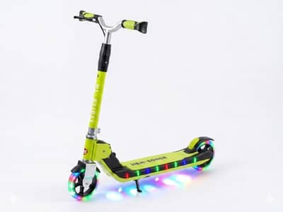 TWO WHEEL PUSH SCOOTY/SCOOTER WITH PU FLASH WHEEL AND LED LIGHTS