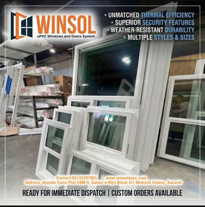 uPVC windows \ sliding doors \ uPVC Doors \ openable windows for sale