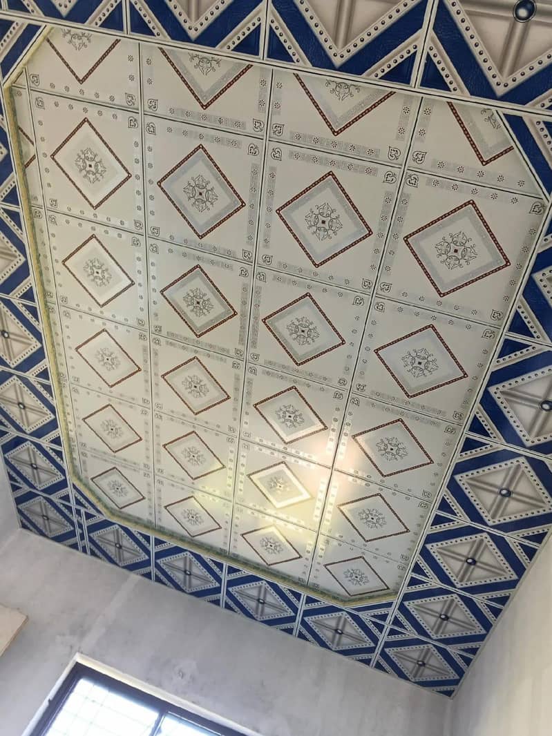 3D ceiling 2x2 $ wallpaper 1
