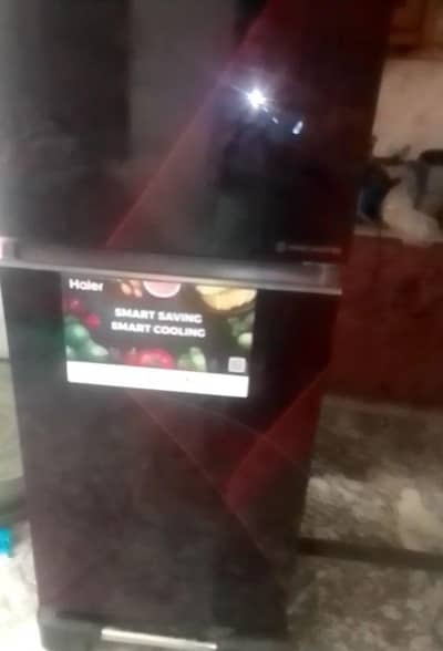 Haier Refrigretor Glass door Medium Size  new Urgent Sale