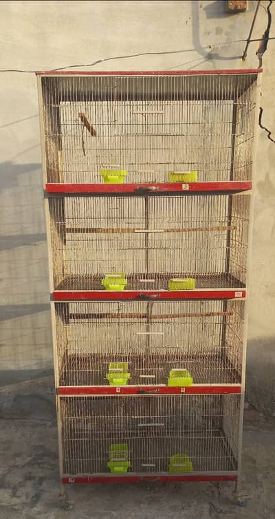 iron shed cages| 4 portion cages ,love bird cage_pinjra