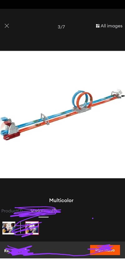 hot wheels double spiral car track.