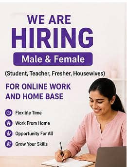 we are Hiring male and female on urgent base