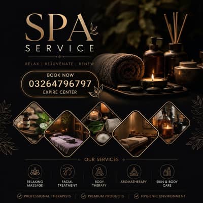 Spa,Services in Lahore- 03264796797 & Saloon - Spa Therapy Available