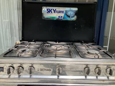 Sky flame oven 5 burners
