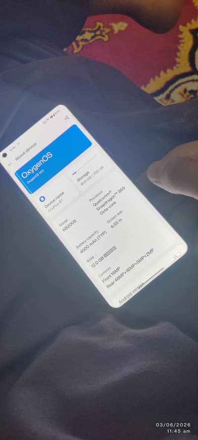 One Plus 8T 256GB 10by10 lash condition ni any single scratch