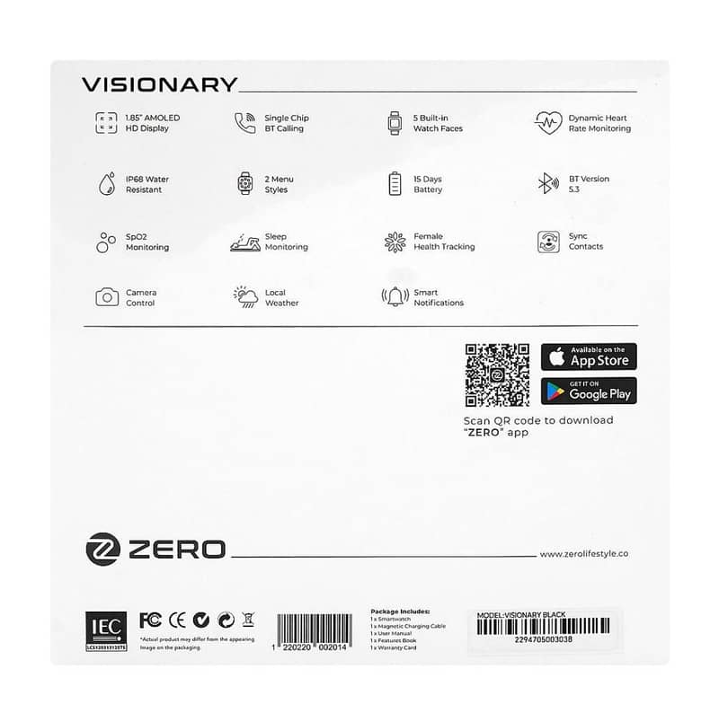 Zero visionary smartwatch 1