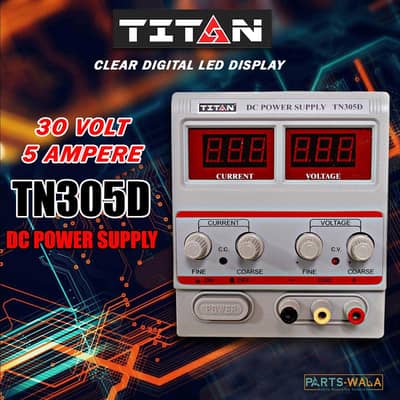 Titan TN-305D Original DC Power Supply 30V 5A Box Pack10/10 Condition