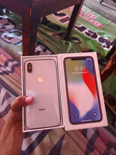iphone x 256GB  (no open no repair) (PTA approved) all ok