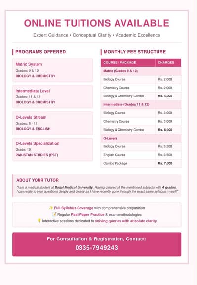 ONLINE TUITIONS