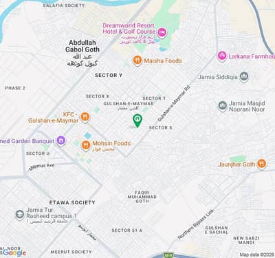 400 Sq. Yards G+1 Commercial Building For Rent Main 150 Ft Road Gulshan-E-Maymar X