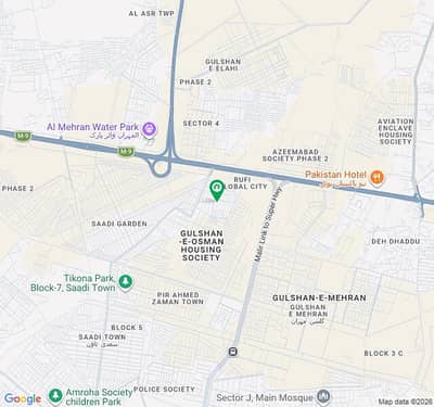PLOT FOR SALE GULSHAN E USMAN 120 SQUARE YARDS
