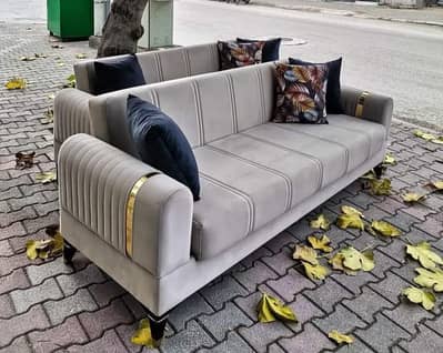 Sofa set- 5 Seater sofa set- Velvet sofa- Customise sofa- Poshish sofa