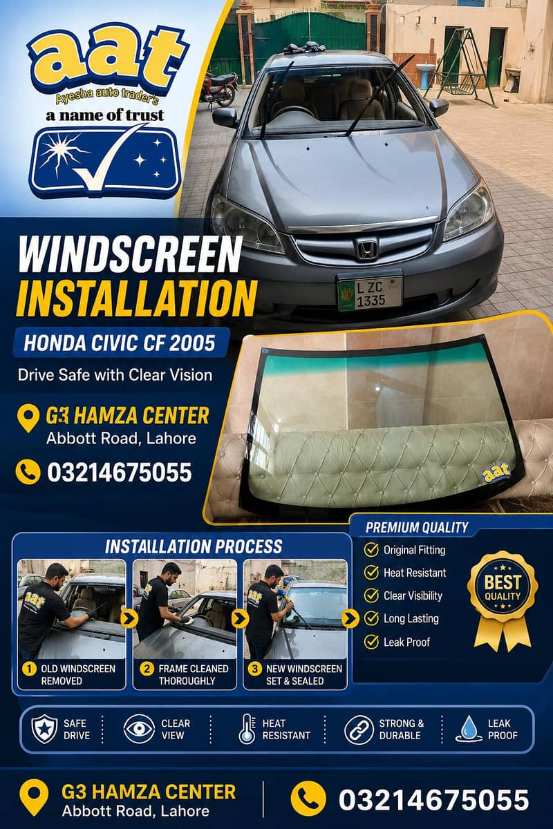 wind screen specialist. 4