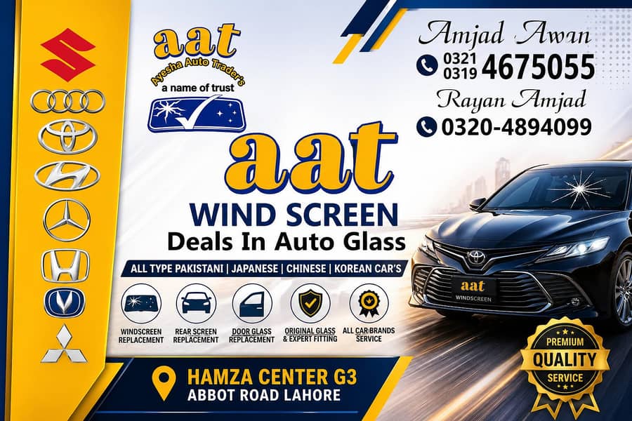 wind screen specialist. 6