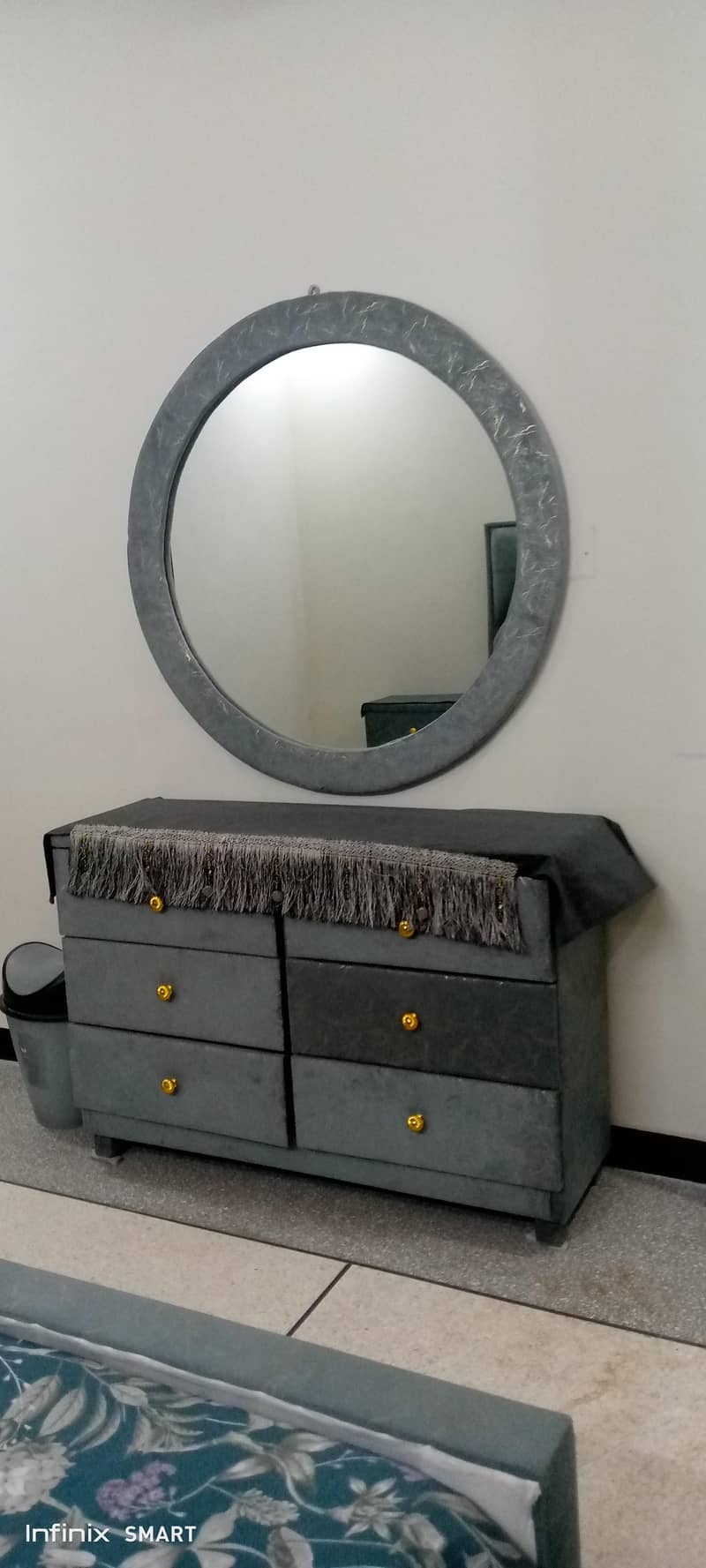 king size bed two side table dressing table 4