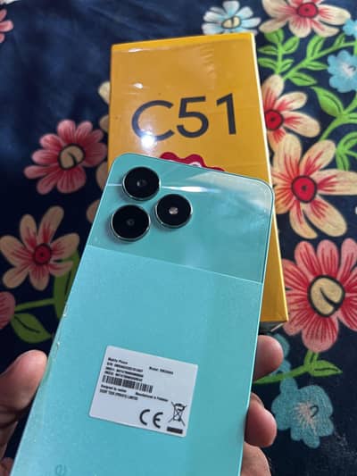 Realme C51 (3/64GB PTA Approved only whatsap 03413551148