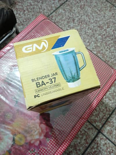 GM BLENDER JAR     BA-37  New Condition totally genuine