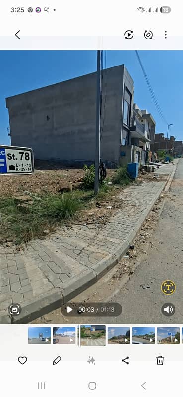 Top Class 200 Square Yard Corner With Extra Land In Sector F DHA Phase 5 Islamabad Plot For Sale