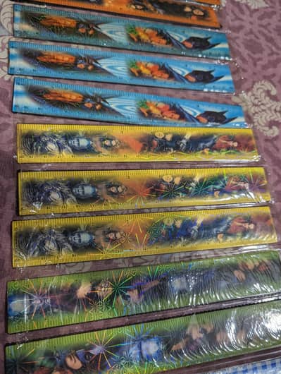 Holographic Plastic Rulers (20cm) – Wholesale Stock – Rs. 240 for pack