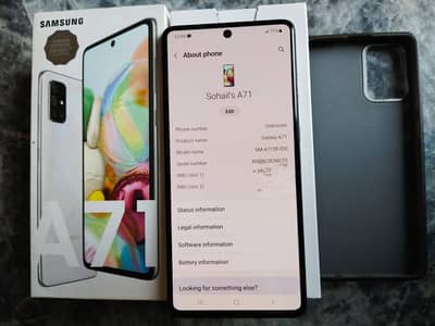 Samsung Mobile A71 seal pack. 8gb 128gb
