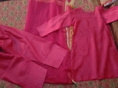 farshi shalwar kameez with premium tissue dupatta
