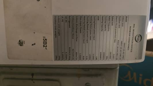 PEL ACE InverterOn Split AC (As-Is)