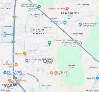 1 Kanal Direct Plot Prime Location For Sale In Block C Eden City DHA Phase 8 Lahore