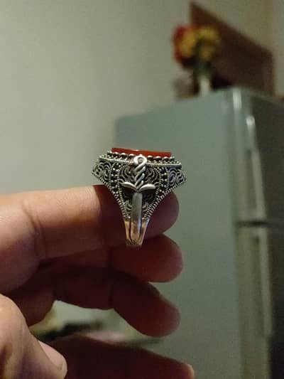 Turkish Men Aqeeq ring