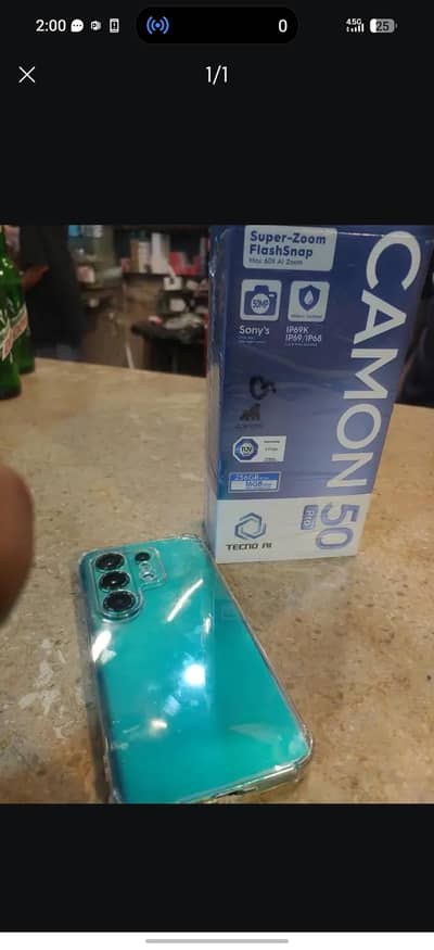 Tecno camon50 pro.  only 4 days use
