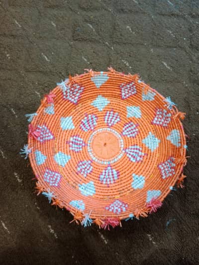 Handmade Traditional Woven Basket (Desi Tokri)