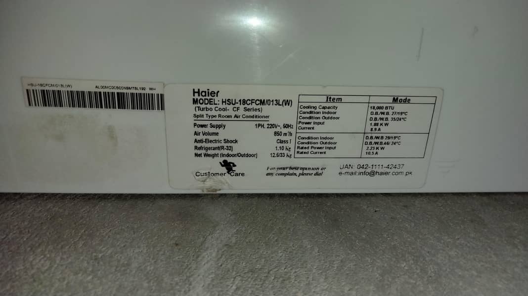 Haier split 3