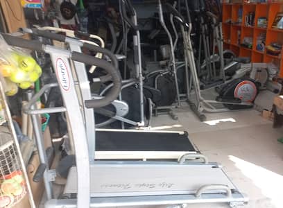 imported manual treadmill roller exercise running walk machine gym bik