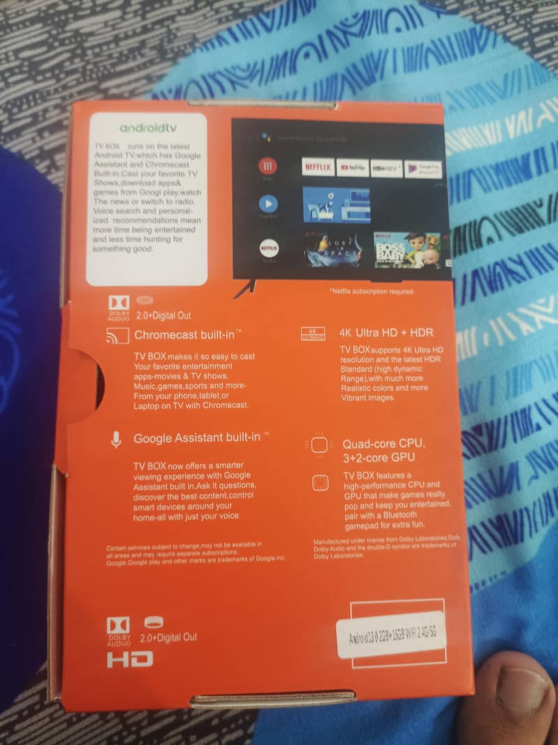 MX android box 8k resolution 10/10 condition 1