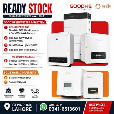 Goodwe and Solis Available at Wholesale Price