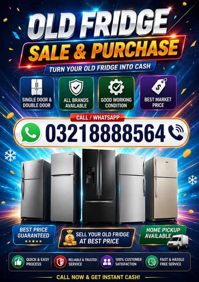 Fridge sale purchase/old fridle/deep freezer/all type fridge buy
