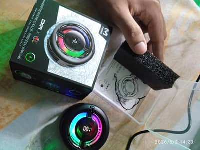 mobile cooling fan by memo cx-19 latest with two magnetic plates