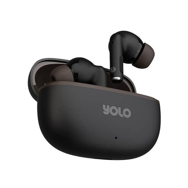 YOLO YoPod Noise True Wireless Earbuds | Bluetooth 6.0 Earbuds | 13mm Bass Boost Driver | Dual Mic Earbuds for Calling | Deep Bass Wireless Earbuds | USB-C Fast Charging | 24 Hours Playback | Bluetooth Earbuds for Android & iPhone
