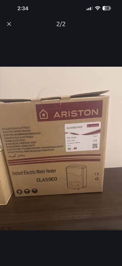 Ariston Instant Electric Water Geyser 5 Litres 4528
