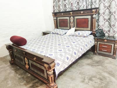 Chinioti wooden bed set