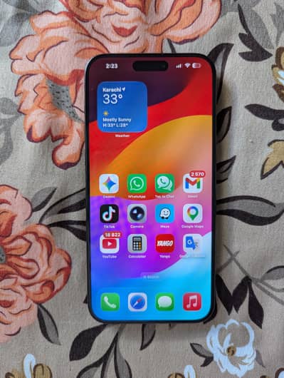Iphone 15 Pro Max (100% water packed)- from Spain