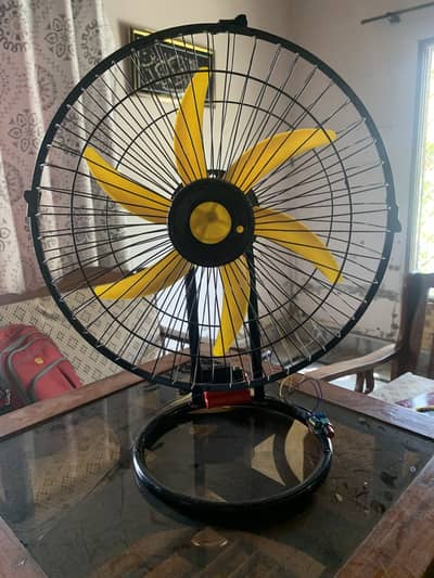 Dc rechargeable fan