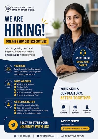 Online Services job only for females home based