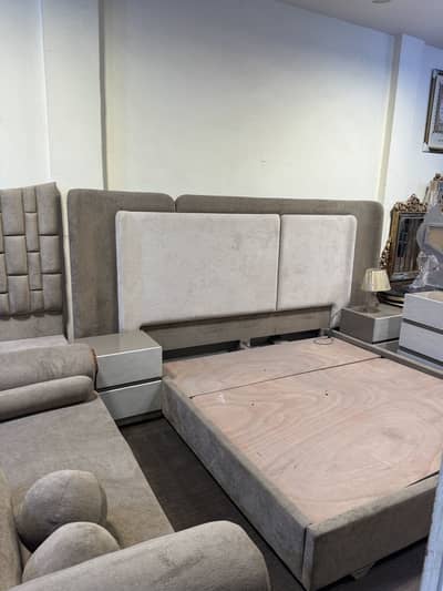 turkish bed set elegant desighn with wooden deewan
