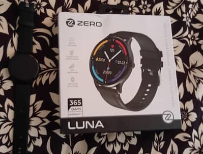 zero luna black colour smart watch