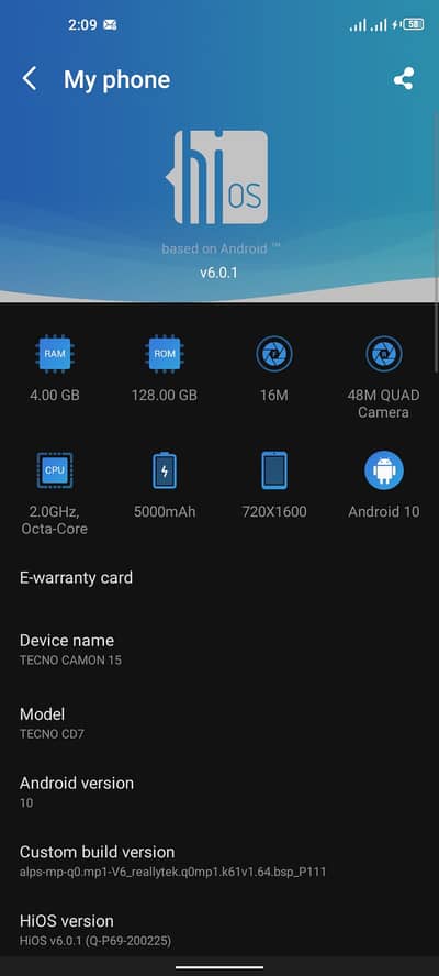Tecno CAMON 15 (4/128)